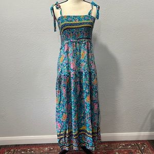 Summer Print Midi Dress